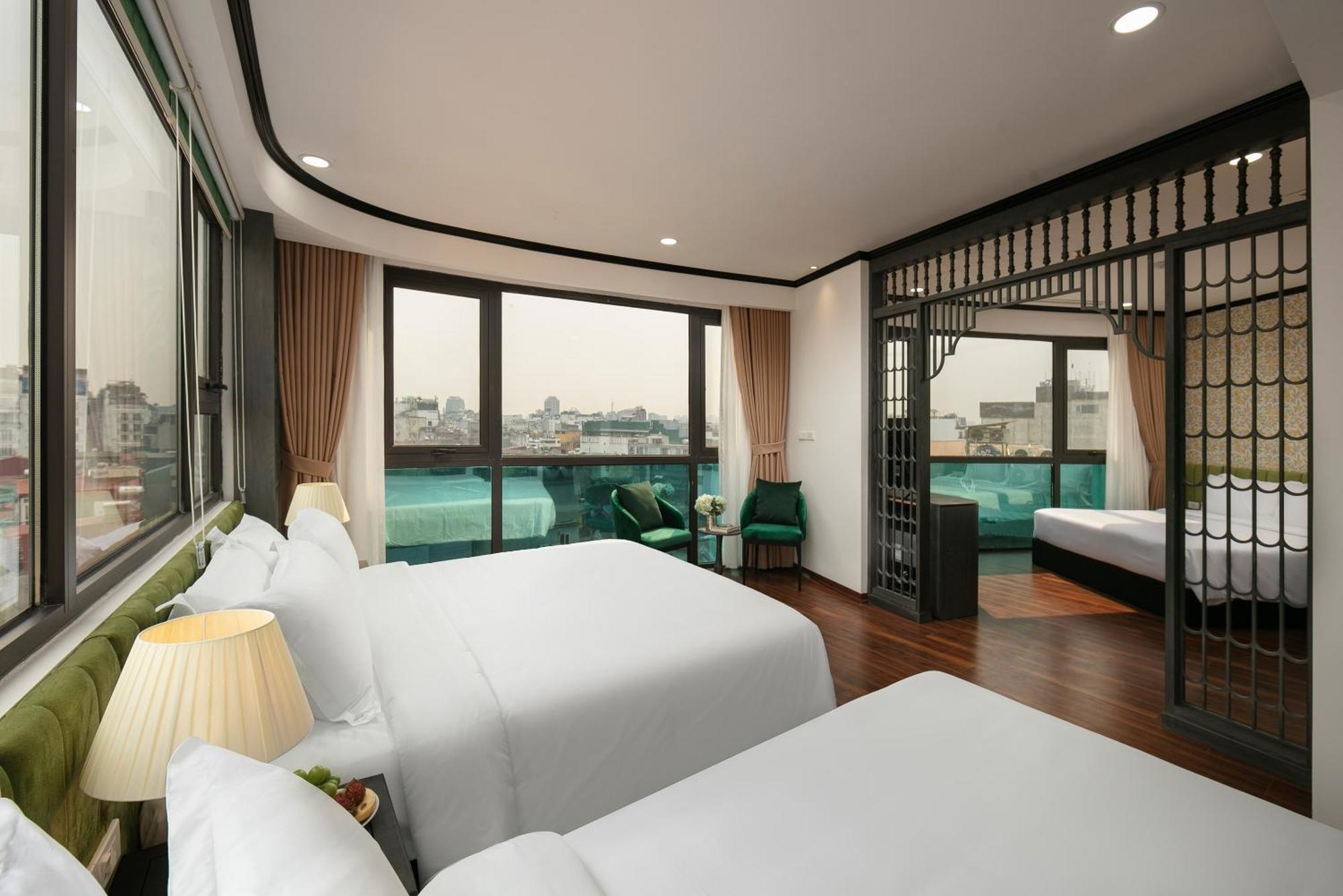 Hanoi Plaza Suite Hotel & Spa Exterior foto